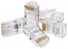 CONECTOR RJ45 PACOTE COM 100 UNIDADES