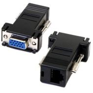 ADAPTADOR CONVERSOR VGA PARA RJ45 (REDE)